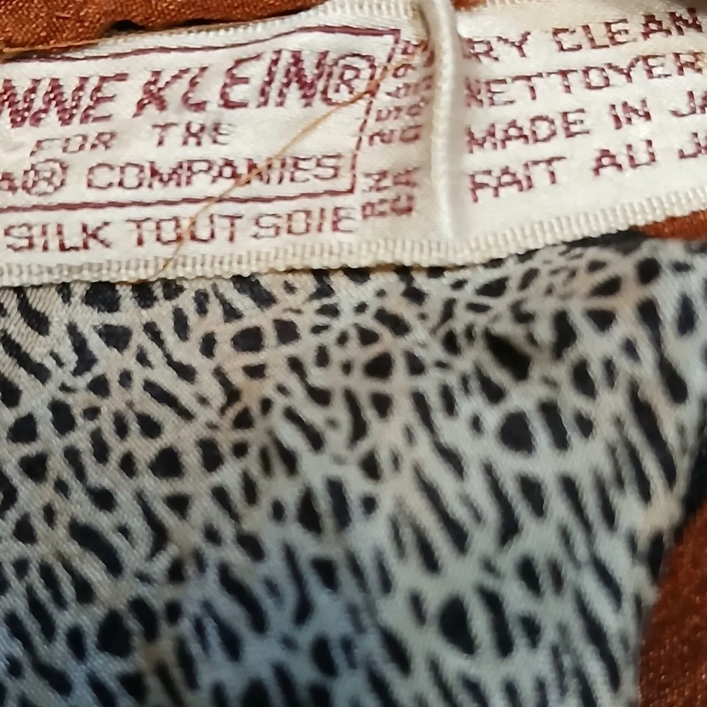Vintage Anne Klein Silk Scarf